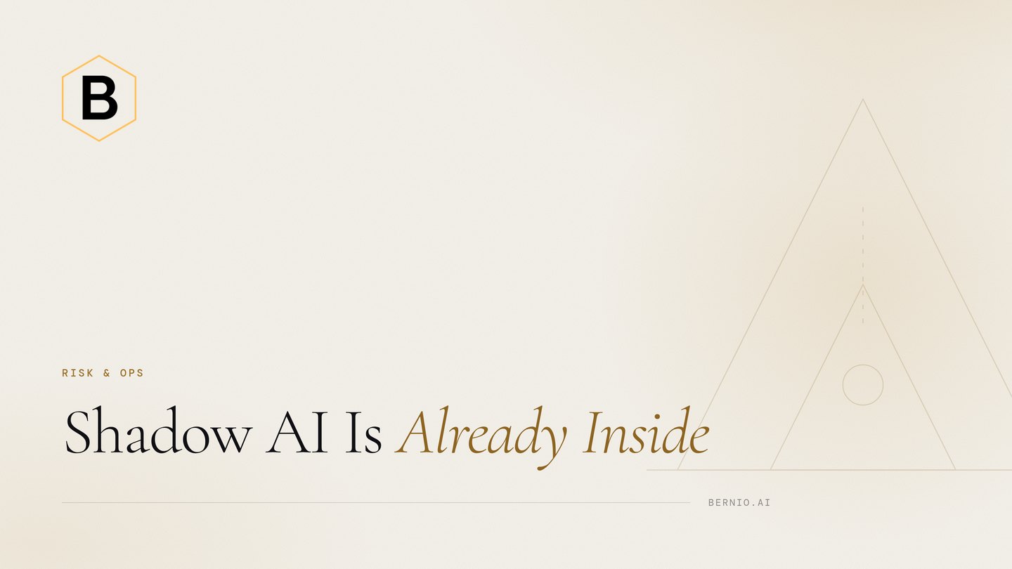 Cover for “Shadow AI: The Risk Already Inside Your Network”
